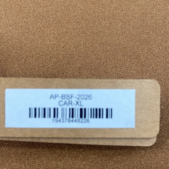 SKIMS All in One Shine Mock Neck Long Sleeve Onesie Catsuit in Caramel Size XL - Picture 12 of 14